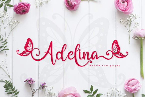 Adelina: A Script Amp Typeface for Elegant Campaign Design