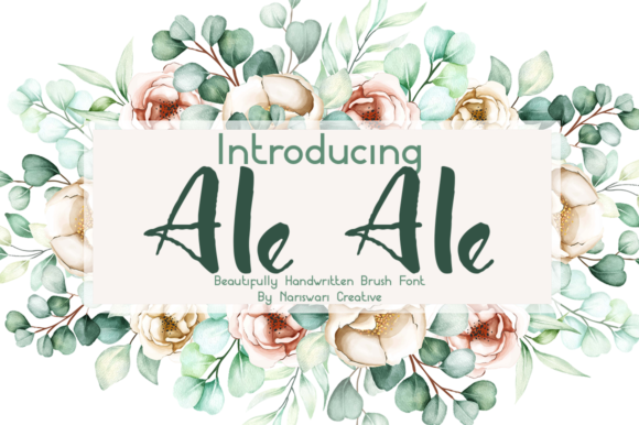 Ale Ale: The Handwritten Font for Scroll-Stopping Social Graphics
