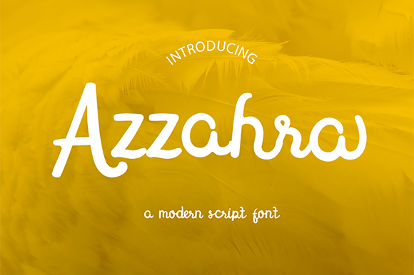Azzahra: The Handwritten Font for Authentic Brand Identity