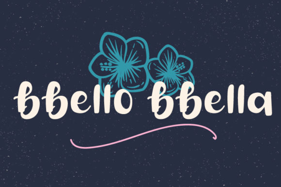 Bbello Bbella: A Handwritten Font for Modern Editorial Design