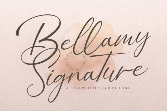 Bellamy Signature Review: A Delicate Handwritten Typeface for Elegant Branding