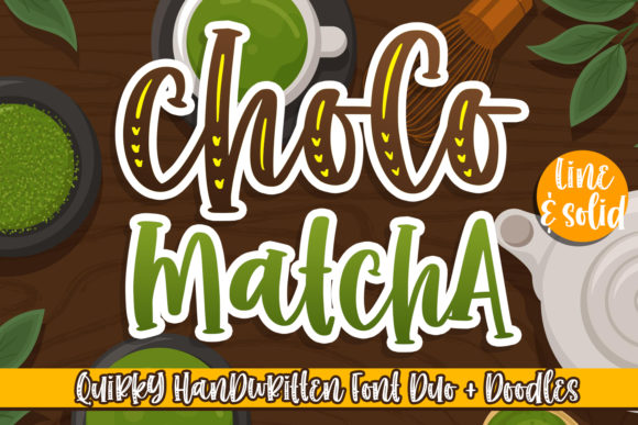 Choco Matcha: A Sweet Script Font for Polished Brand Identity