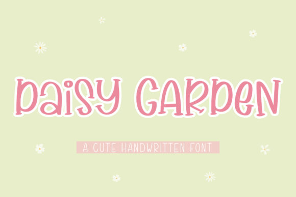 Daisy Garden: A Handwritten Typeface for Engaging Web Design