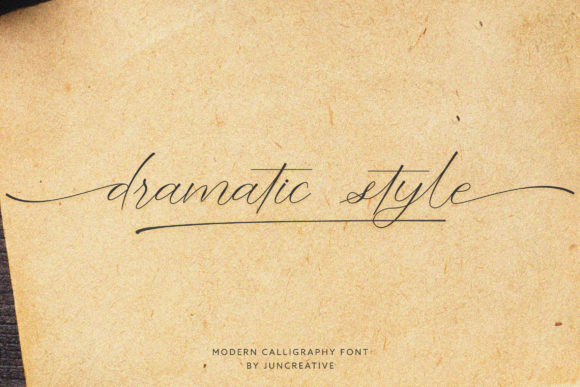 Dramatic Style: A Designer’s Take on This Elegant Script Typeface