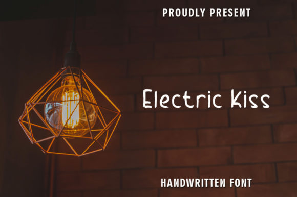 Electric Kiss: A Sweet Handwritten Font for Crafters and Sellers