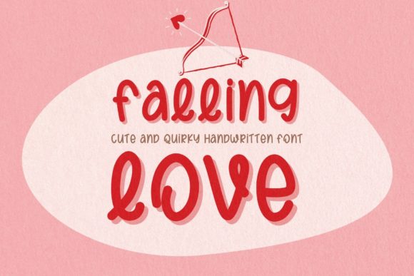 Falling Love: The Handwritten Typeface for Scroll-Stopping Social Media Graphics