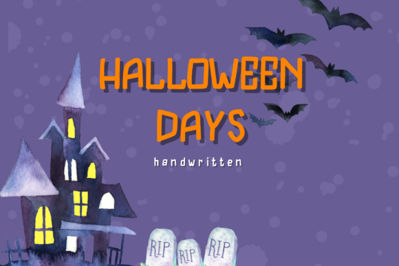 Halloween Days: A Quirky Handwritten Font for Bold Campaigns