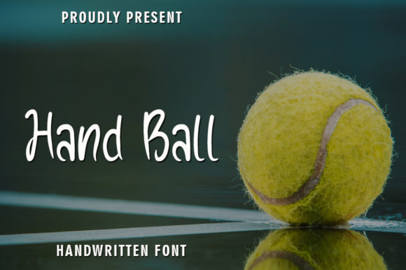 Hand Ball Typeface: A Sweet Handwritten Font for Brand Identity