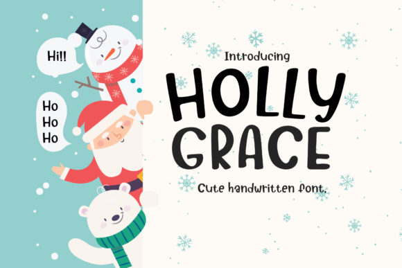 Holly Grace: The Joyful Handwritten Font for Crafters and Sellers
