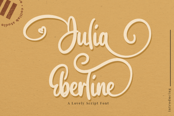 Julia Eberline: The Modern Handwritten Typeface for Scroll-Stopping Visuals