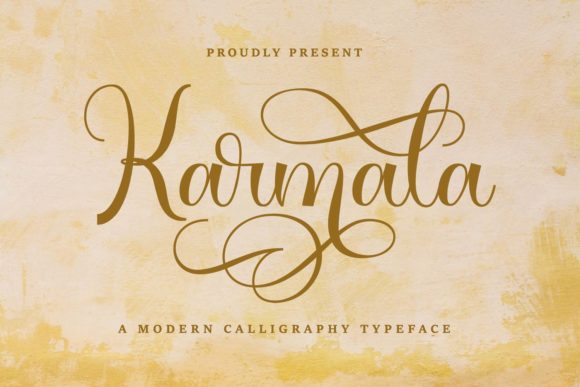 Karmala: A Script Font for Polished Digital Branding