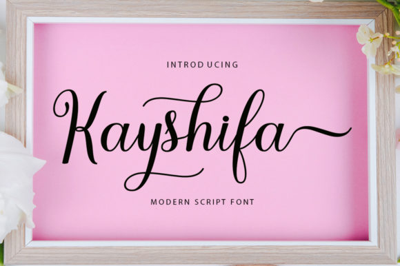 Kayshifa: A Handwritten Font for Elegant Web Design