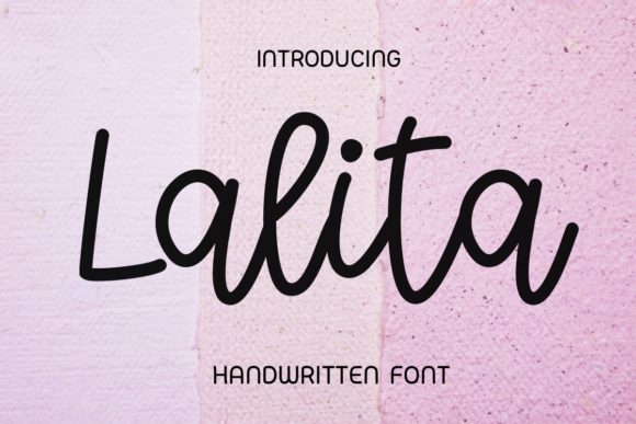 Lalita: A Handwritten Typeface for Modern Editorial Design