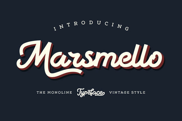 Marsmello: The Handwritten Typeface That Brings Your Crafts to Life