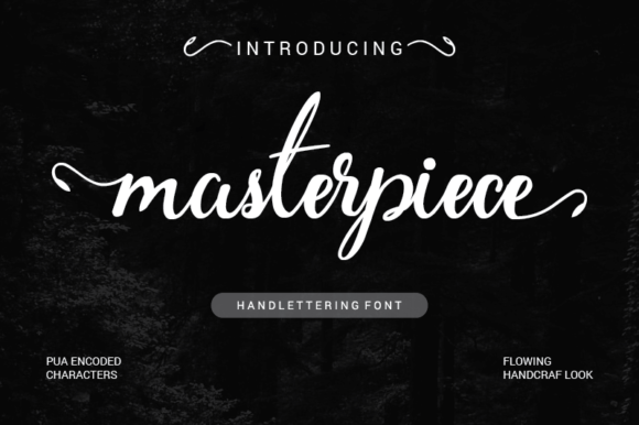 Masterpiece: The Handwritten Font for Elegant Web Design