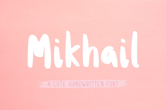 Mikhail: A Handwritten Font for Editorial Warmth and Modern Typography