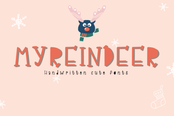 My Reindeer: A Handwritten Font for Editorial Warmth