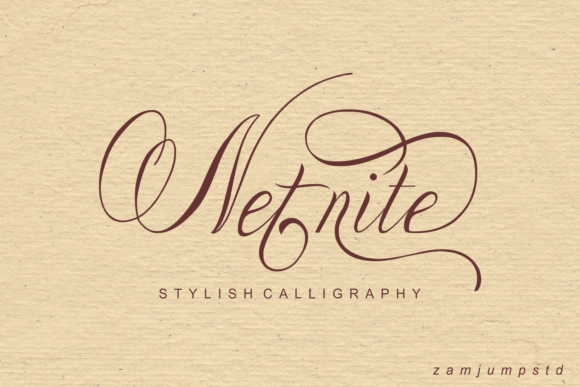 Netnite Typeface: Elevate Your Brand Identity with Elegant Script