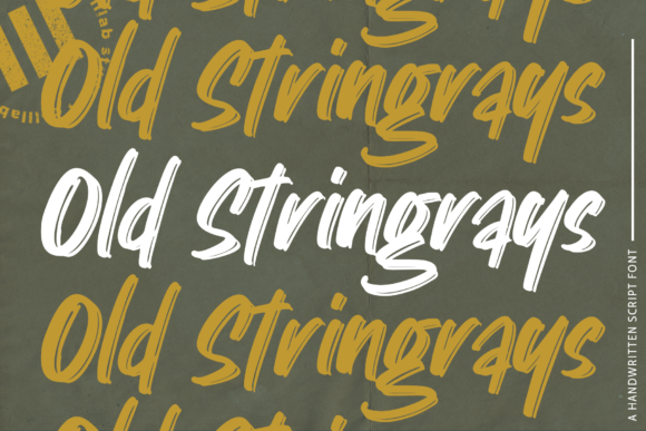 Old Stringrays: A Handwritten Typeface for Editorial Design