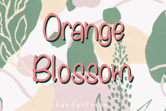 Orange Blossom: The Handwritten Typeface for Scroll-Stopping Social Media Graphics