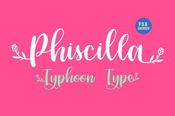 Phiscilla Handwritten Font for Branding and Design