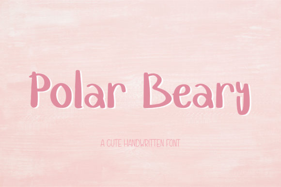 Polar Beary: A Playful Handwritten Typeface for Modern Web Design