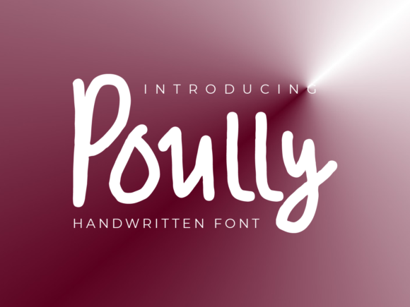 Poully: A Quirky Handwritten Typeface for Standout Branding
