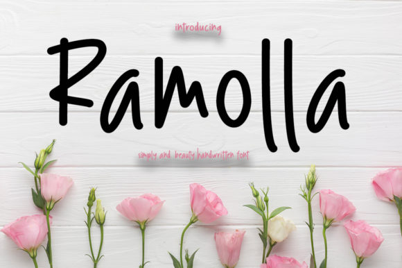 Ramolla: A Handwritten Typeface for Modern Web Design