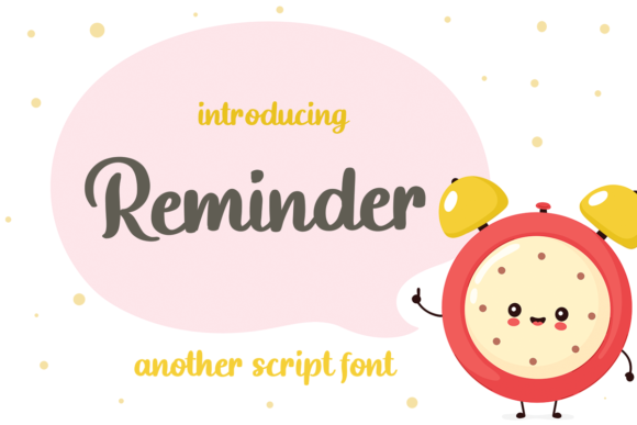 Reminder: A Handwritten Typeface for Polished Digital Branding