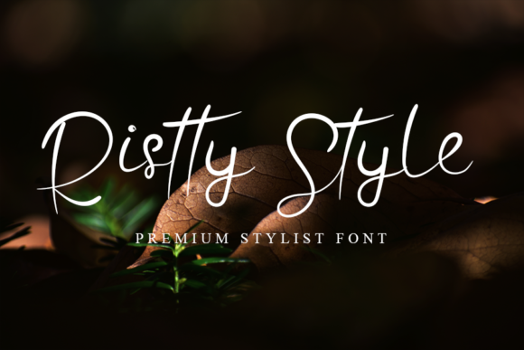 Ristty Style: A Charming Handwritten Typeface for Boutique Brands