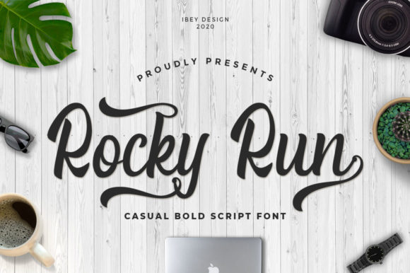 Rocky Run: A Handwritten Typeface for Authentic Brand Identity