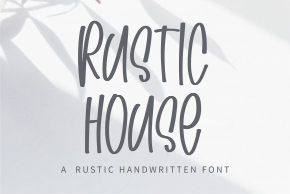 Rustic House: A Handwritten Typeface for Editorial Design
