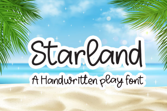 Starland Typeface: Elevating Editorial Design with Handwritten Elegance