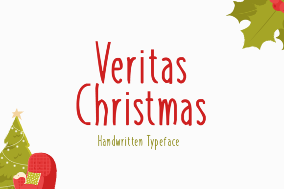 Veritas Christmas: A Handwritten Typeface for Festive Web Design