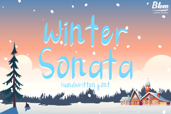 Winter Sonata: The Quirky Handwritten Font for Creative Crafts
